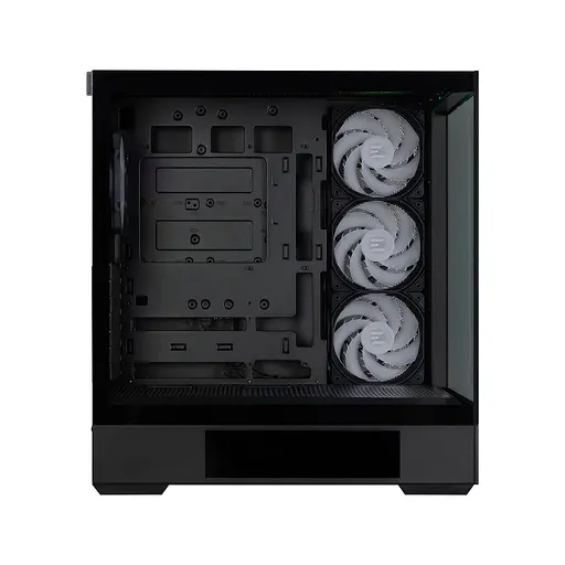 Zalman Корпус P40 DS без БЖ, 2xUSB3.0, 1x Type C, 3x120мм ARGB Reverse, 1x120мм ARGB, VGA 420мм, LCS ready, TG Side/Front Panel, Display, ATX, чорний - фото 8