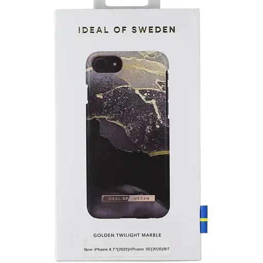 Чехол IDeal of Sweden Printed MagSafe для iPhone 7 / 8 / SE 2020 / SE 2022 Golden Twilight Marble - фото 2