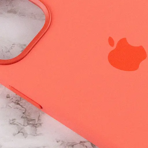 Чохол Epik Silicone case AAA with Magsafe and Animation для Apple iPhone 12 Pro/12, 6.1 Помаранчевий/Pink citrus - фото 6