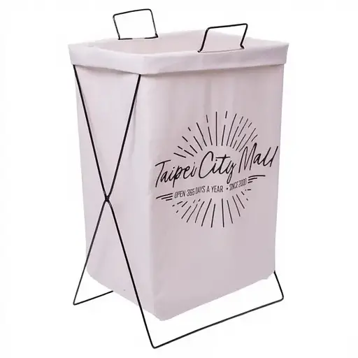 Кошик для білизни Yiwu HP-41-10 з металевим каркасом 36х28х58 см - фото 2