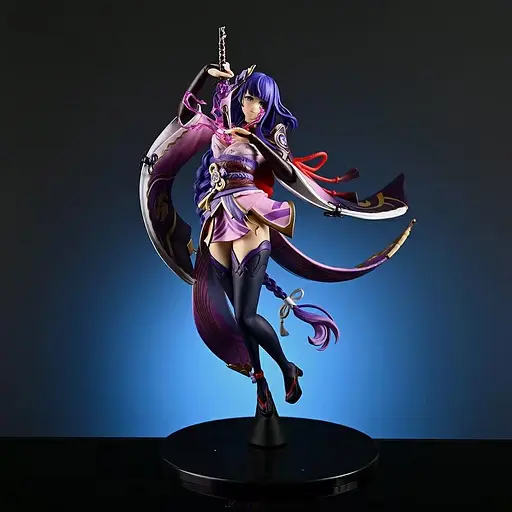 Коллекционная фигурка Геншин Импакт Райден Genshin Impact Raiden 28 см Китай FC GI R 28 - фото 3