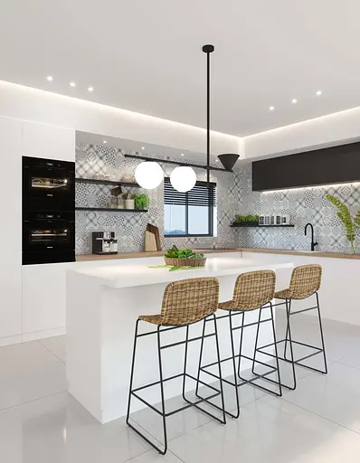 Люстра Constructio 2, PikArt арт. 14358 Золотий/чорний - фото 3