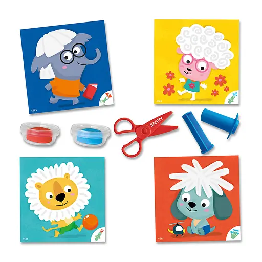 Уценка. Набор для лепки SES Creative My first Веселая Парикмахерская (14407S) - фото 2