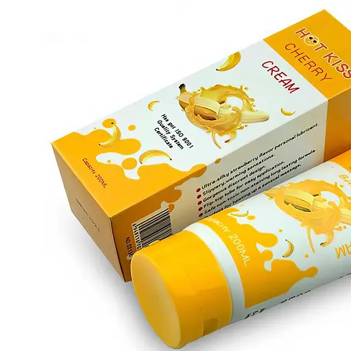 Гель-лубрикант зволожуючий Hot Kiss на водній основі зі смаком банану 200 мл - фото 2