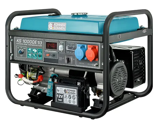 Генератор бензиновий Konner&Sohnen 7.5/8 кВт KS 10000E 1/3 - фото 4