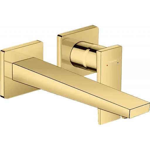 Змішувач Hansgrohe Metropol для раковини зі стіни 225 мм Polished Gold Optic 32526990 Золотий - фото 1