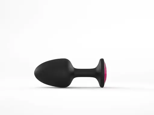 Анальна пробка з кристалом Dorcel Geisha Plug Ruby M 8 см (рожевий) - фото 5