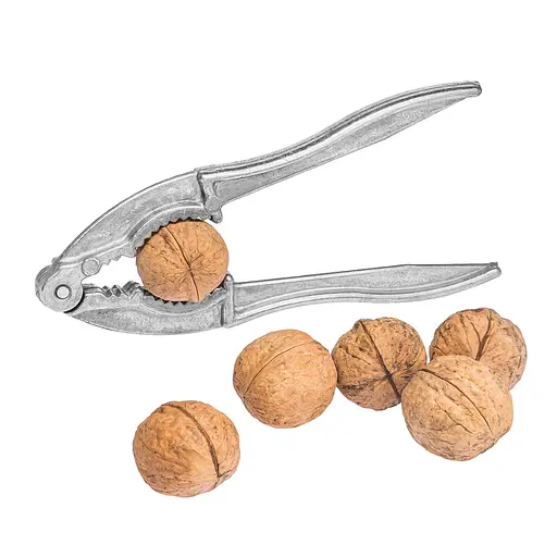 Орехокол ручной плоский щипцевидный щипцы для колки орехов 17 см, RS Серый 83983 - фото 2