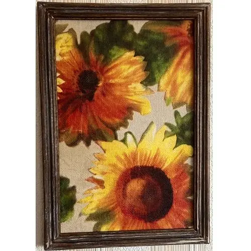 Панно-картина Соняшники на полотні ручна робота - фото 2