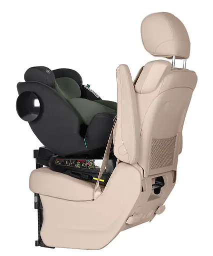 Автокрісло Carrello Genesis+ CRL-12807 Beetle Green з поворотом, опорною стійкою - фото 3