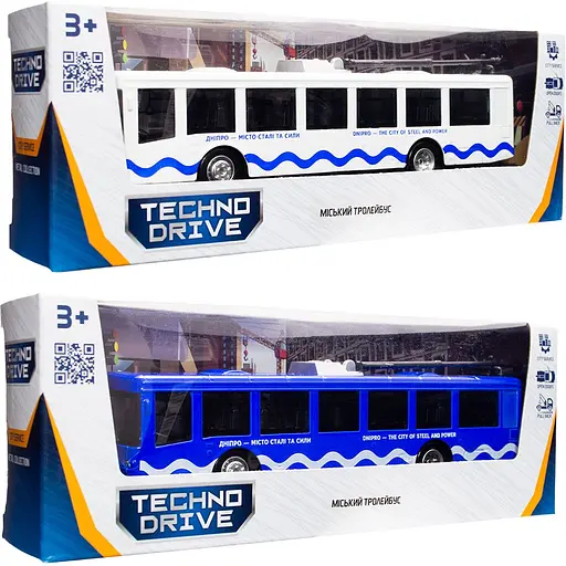 Модель TechnoDrive Міський тролейбус Дніпро (KM250424) - фото 11