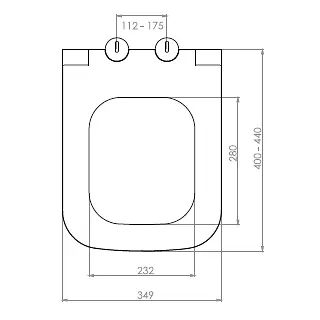 Сиденье для унитаза NKP Forte с крышкой и функцией микролифта 0412 - фото 6
