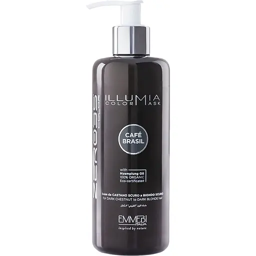 Сяюча тонуюча маска Emmebi Italia Illumia Color Mask Бразильська кава 300 мл (10919)