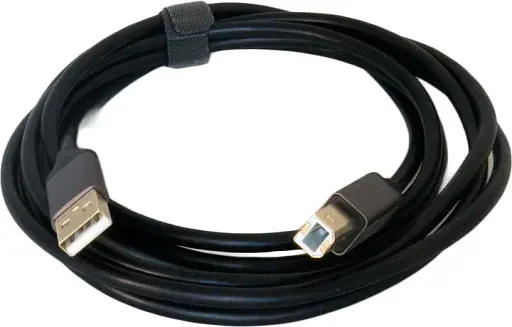 Кабель USB 2.0 AM - USB BM, 2 м, черный, Extradigital (KBU1803) - фото 1
