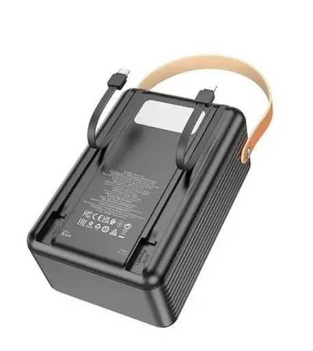 Универсальная зарядная батарея Borofone BJ32 80000mAh Terra 22.5W+PD20W (Черный) - фото 2