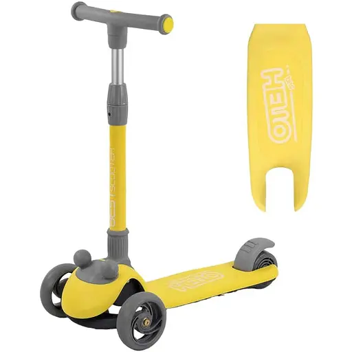 Самокат дитячий Best Scooter 24х58 см Сіро-жовтий 000254937 - фото 1