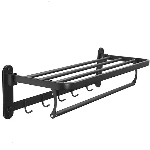 Полиця для рушників Platinum LNC 004, Чорний - фото 1