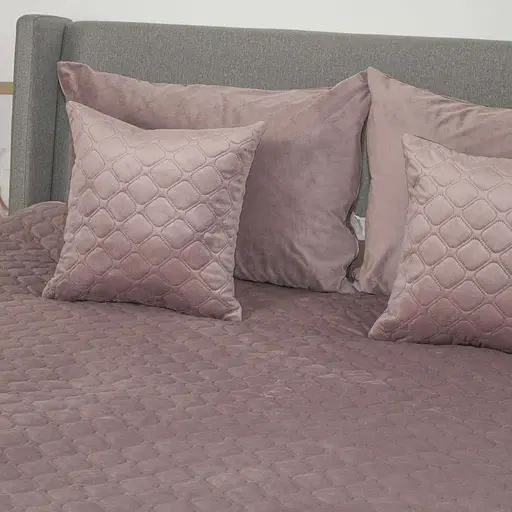 Покривало ТЕП Velour Elderberry ромб круглий 150 x 210 см (4-00515_33953) - фото 4