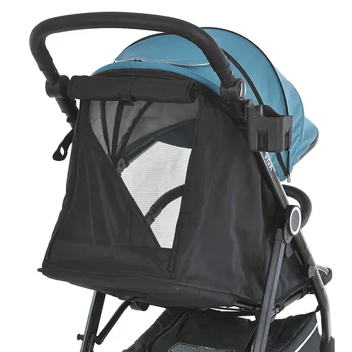 Детская прогулочная коляска-книга Bambi M 5723 Viva Pine blue Голубая - фото 7