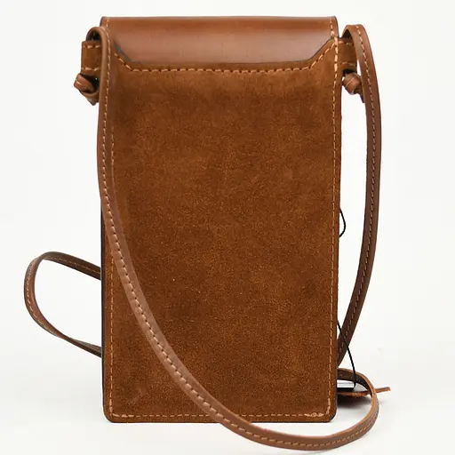 Мини сумка чехол для телефона Grande Pelle 18.5х10.5х3.5 см sum0028483 - фото 2