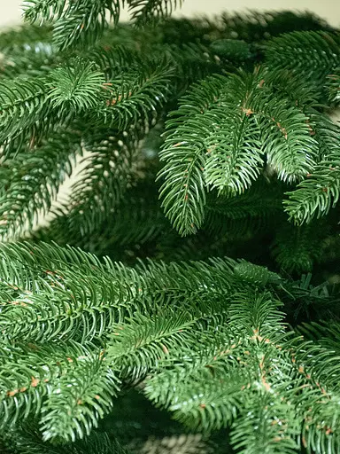 Штучна пухнаста ялинка Преміум (висота 2.20 м) лита (Зелена) - фото 3