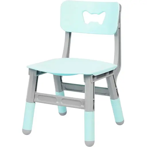 Детский столик со стулом Bambi Peanut-5 серо-мятный - фото 3