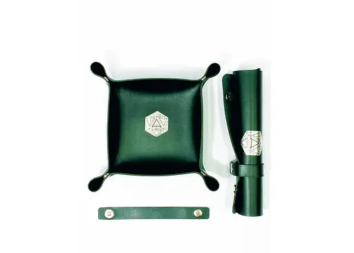 Настольная игра Планета Ігор Лоток для кубиков D20 (зеленый) (Dice tray D20 green) (pi-dt015) - фото 4