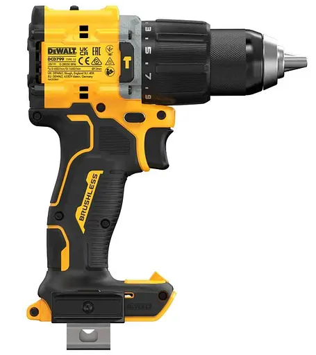 Дриль-шуруповерт акумуляторний DeWalt безщітковий ударний без АКБ та ЗП DCD799N - фото 5