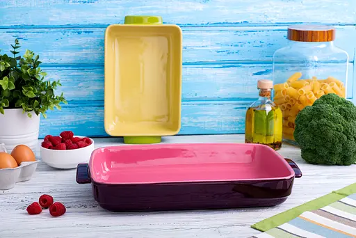 Форма для запікання Limited Edition Fantasia прямокутна кераміка 24х6х38.5 (HJ901) - фото 6