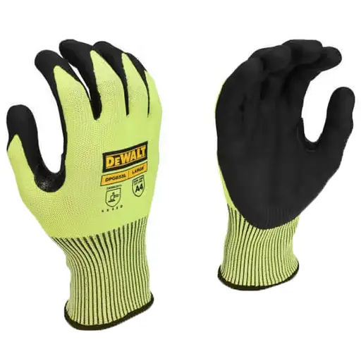 Рукавички DeWalt універсальні з високою стійкістью до порізів р.L/9 (DPG855L)