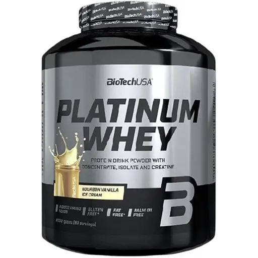 Протеїн BiotechUSA Platinum Whey Bourbon vanilla ice cream 2 кг