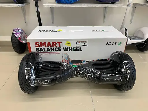 Гіроборд Smart Balance AllRoad 10.5" SUV Premium Блискавка біла - фото 3