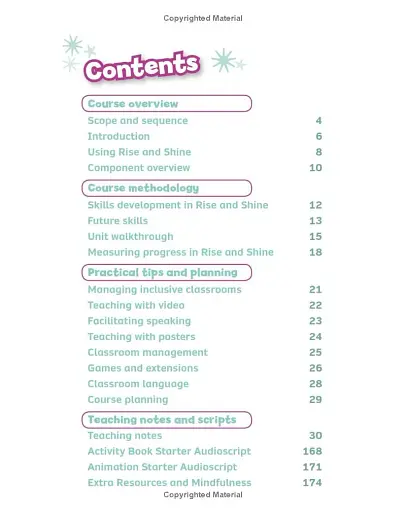 Rise and Shine. Starter. Teacher's Book +eBook +Activity eBook +DR - фото 3