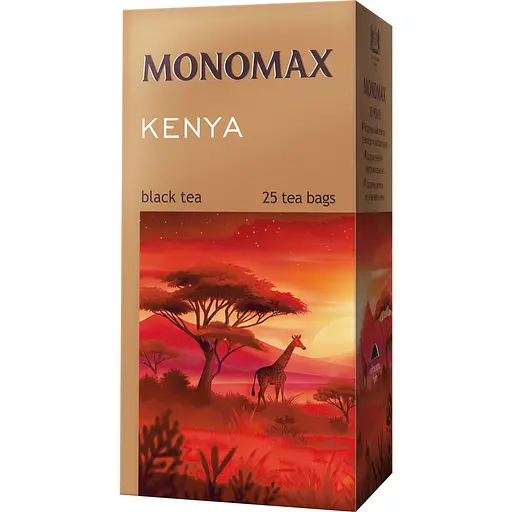 Чай Monomax Кенія чорний 25 конвертів по 2 г