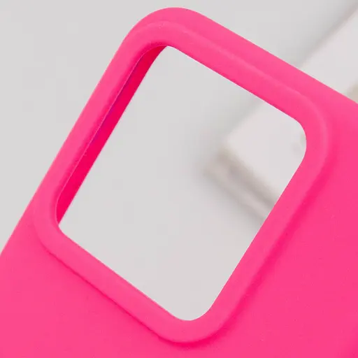 Чохол Silicone Cover Lakshmi (AAA) для Xiaomi 14 Pro Рожевий / Barbie pink - фото 6