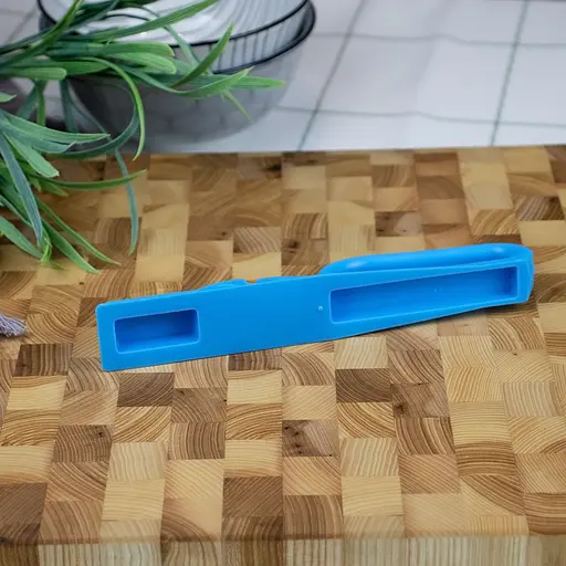 Точилка для кухонных ножей ручная механическая пластиковая с точильным камнем, A-plus Голубой 85441 - фото 5