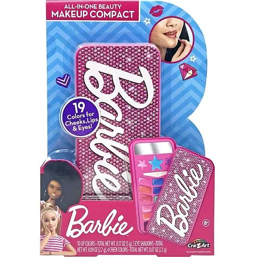 Набір дитячої косметики Cra-Z-Art Barbie All in One Beauty Makeup Compact (34069CRA) - фото 1