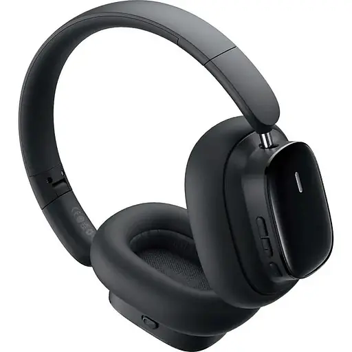 Бездротові навушники Baseus Bowie H1i з шумопоглинанням black - фото 3