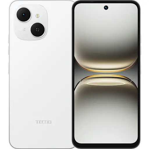 Смартфон Tecno Spark 40C KM4k 4/128GB Veil White (4894947093036) [147677]