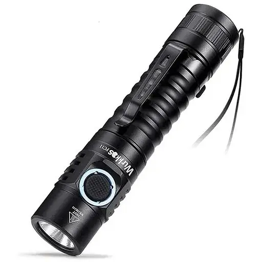 Ліхтар ручний FC11 з магнітом та акумулятором на 3000mAh 1300LM 5000K 18650 USB Type-C Чорний