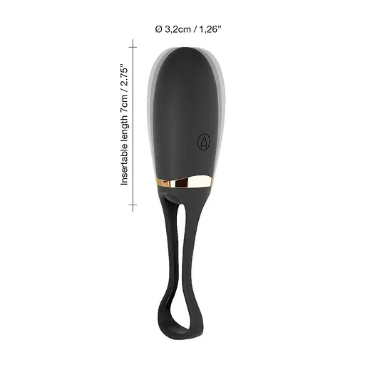 Віброяйце Dorcel Secret Delight Gold 12.5 см чорний - фото 9