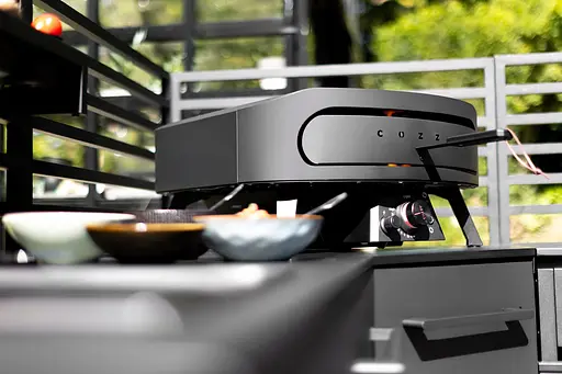 Мультифункціональна газова піч для піци Cozze 17 Classic Rotate Black Edition (90437) - фото 5