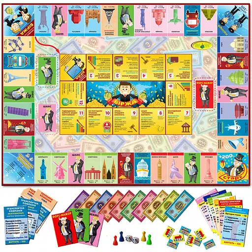 Настольная игра "Магнат" 82227 на укр. языке - фото 2