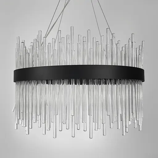 Розкішна люстра COLISEUM BLACK Ø 50 см | Арт. J 881-500 BK | Line F - фото 7