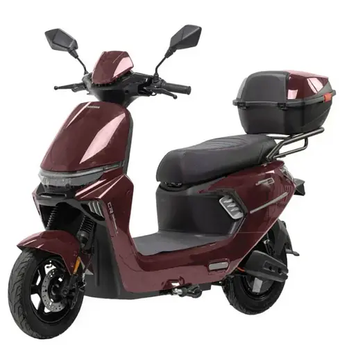 Электроскутер Двухместный Crosser CR15 (2500W, 72V/24Ah) Красный +Кофр-багажник - фото 3