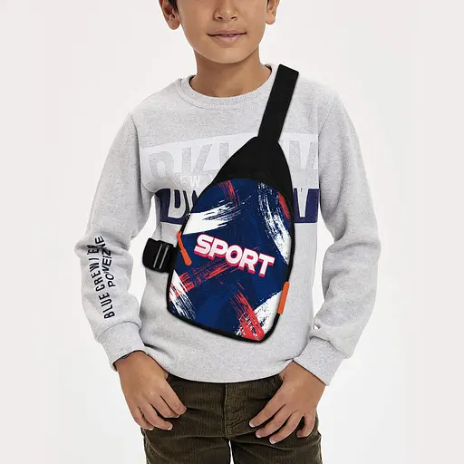 Сумка через плече дитяча Sport 29х17 см сумка слінг для хлопчика (01995)