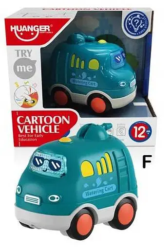 Машинка HE 0537-6 "Поливальная машина", звук, свет, в коробке (6900048090084) - фото 3