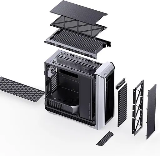 Корпус Jonsbo D500 Silver (D500 Silver) без блока питания - фото 9