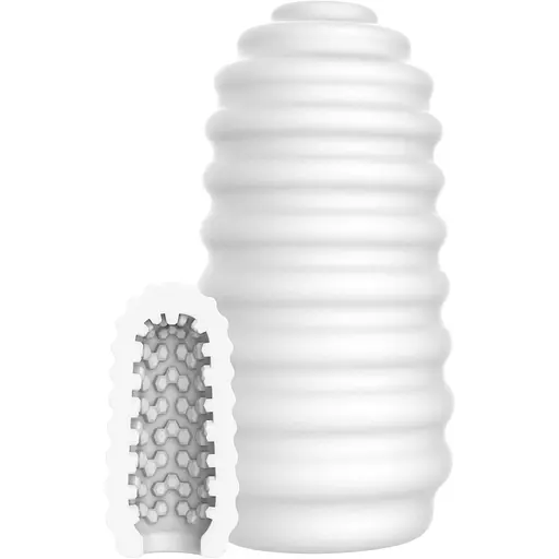 Мастурбатор Hero Ribs (белый)