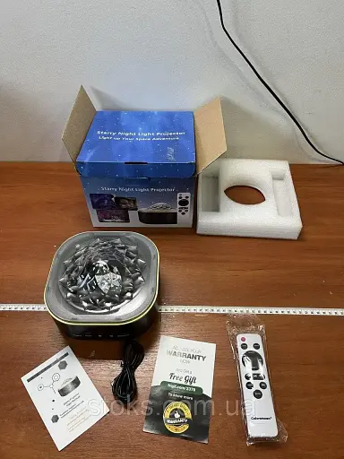 Зоряний проектор Galaxy colorsmoon 2 в 1 з дистанційним керуванням - фото 4